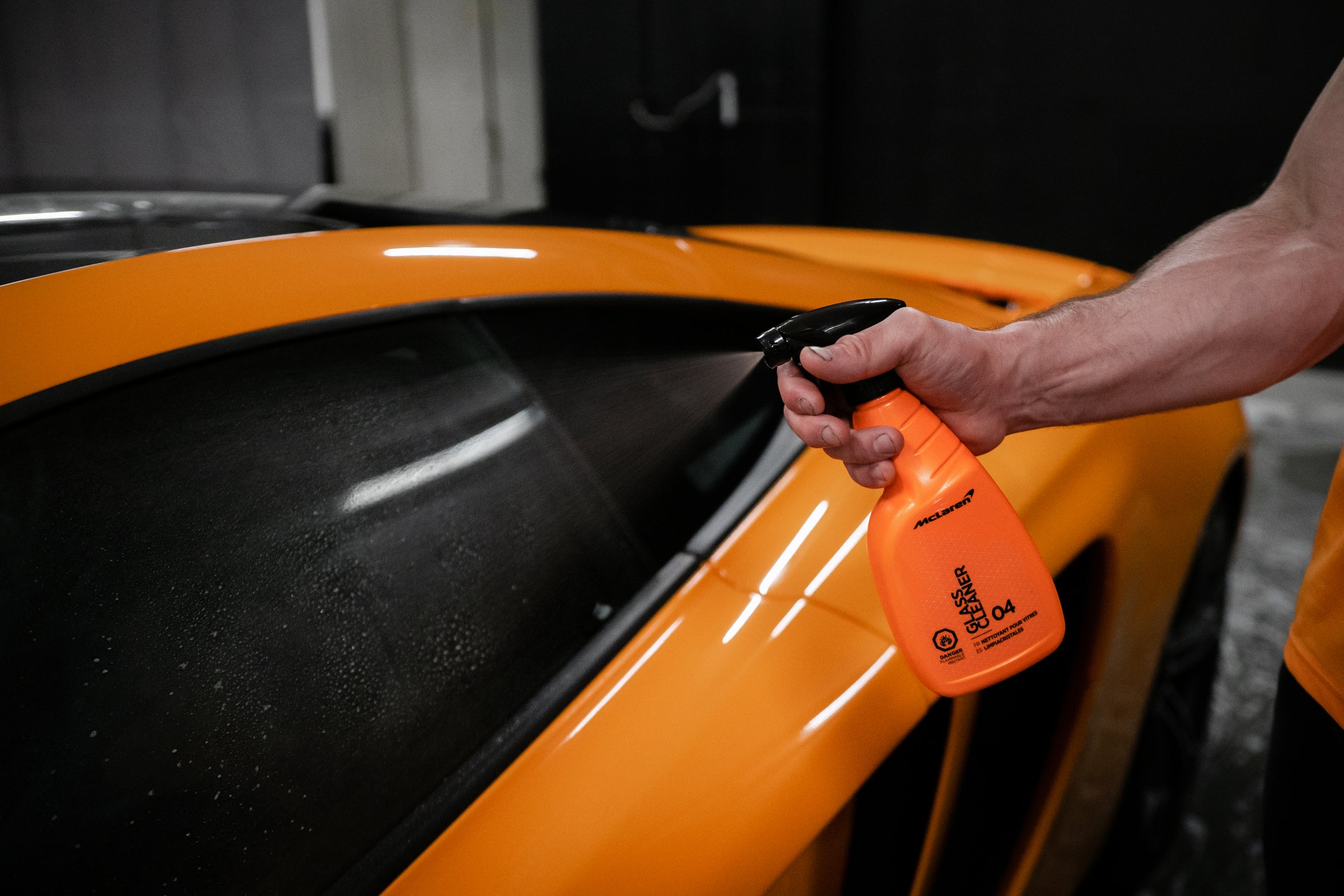 How to use McLaren Glass Cleaner 